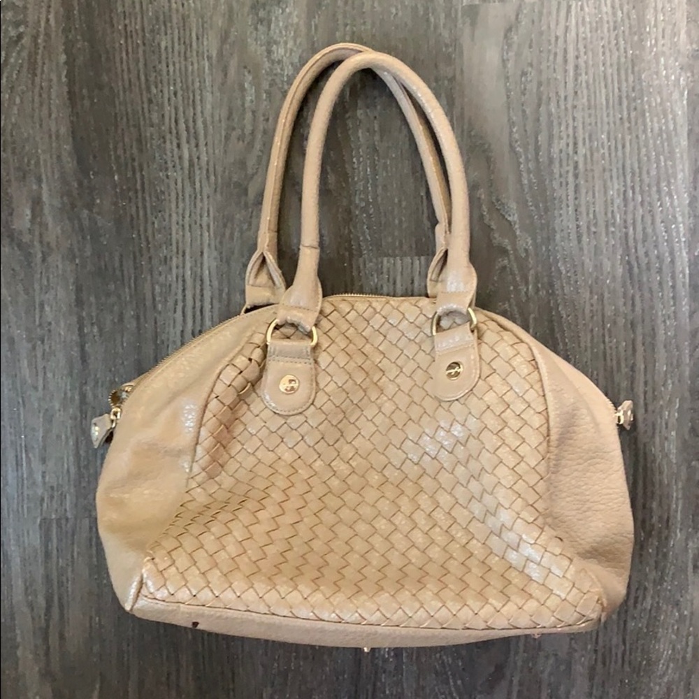 Pretty ships satchel hand bag